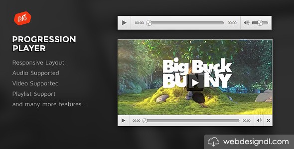 دانلود اسکریپت پخش ویدئو و صدا ProgressionPlayer