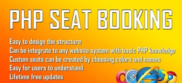 دانلود اسکریپت PHP رزرواسیون PHP Seat Booking system