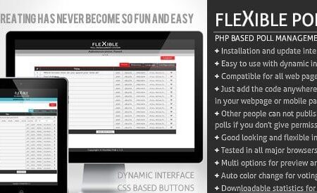 دانلود اسکریپت PHP نظرسنجی Flexible Poll