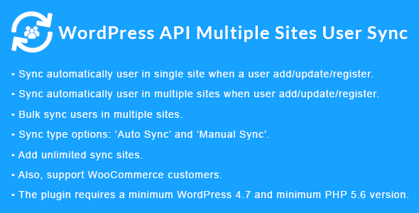 دانلود افزونه وردپرس WordPress API Multiple Sites User Sync