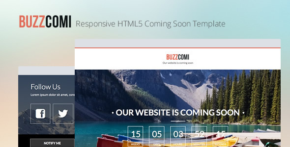 دانلود قالب HTML در دست طراحی BuzzComi