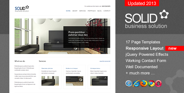 دانلود قالب HTML سایت Solid Business v2