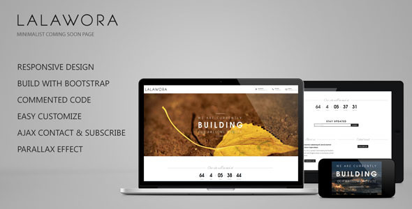 دانلود قالب HTML در دست طراحی Lalawora