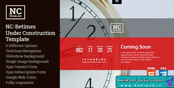 دانلود قالب HTML در دست طراحی NC-Betimes