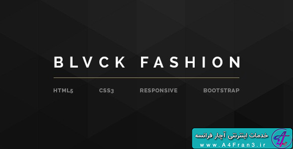 دانلود قالب HTML فروشگاهی BLVCK