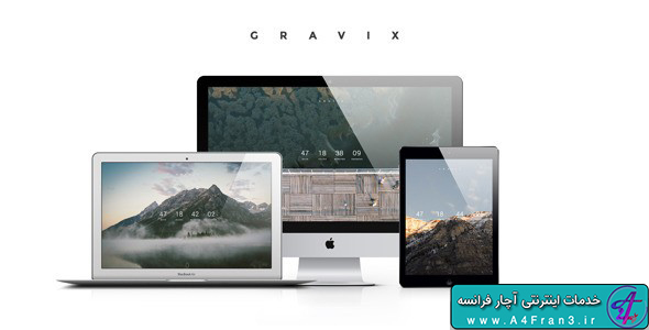 دانلود قالب HTML در دست طراحی Gravix