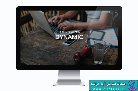 دانلود قالب HTML سایت Dynamic