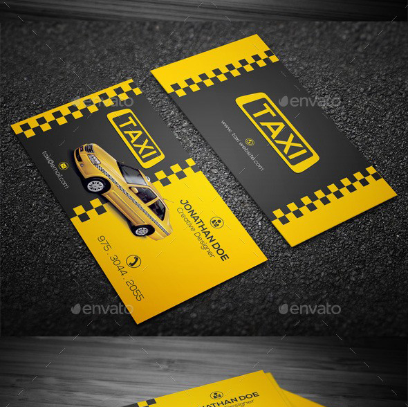 دانلود طرح لایه باز کارت ویزیت تاکسی 11051930