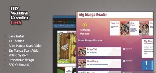 دانلود اسکریپت PHP‌ تصاویر و ویدئو my Manga Reader CMS