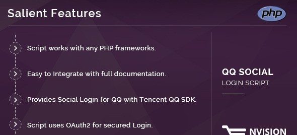 دانلود اسکریپت PHP لاگین QQ Social Login Script