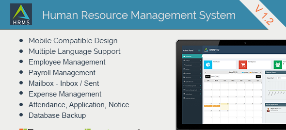 دانلود اسکریپت PHP مدیریت منابع انسانی Human Resource Management System
