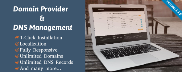 دانلود اسکریپت PHP مدیریت دامنه و دی ان اس Domain Provider and DNS Management