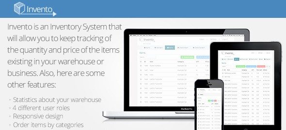 دانلود اسکریپت PHP مدیریت انبار Invento