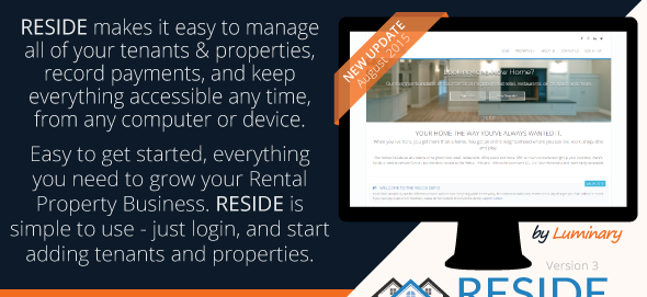 دانلود اسکریپت Reside Rental Property Management