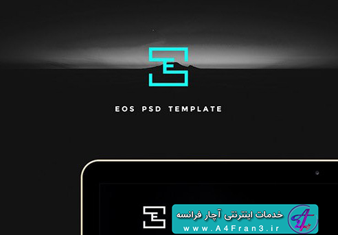 دانلود قالب فتوشاپ سایت Eos