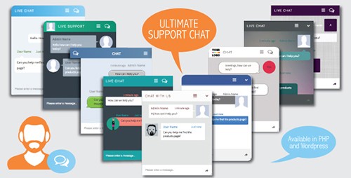 دانلود اسکریپت PHP چت Ultimate Support Chat