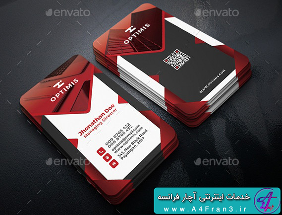 دانلود طرح لایه باز کارت ویزیت Creative Business Card