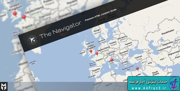 دانلود قالب HTML سایت The Navigator