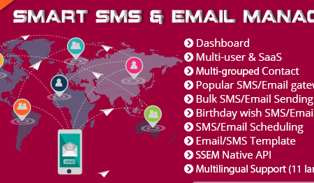 دانلود اسکریپت PHP‌ مدیریت هوشمند پیامک و ایمیل Smart SMS and Email Manager