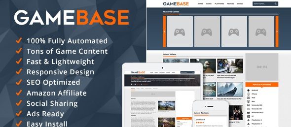 دانلود اسکریپت PHP دیتابیس بازی های ویدئویی GameBase