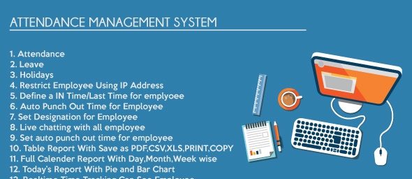 دانلود اسکریپت PHP مدیریت حضور و غیاب Attendance Management System