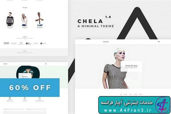 دانلود قالب مینیمال وردپرس Chela