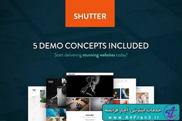 دانلود قالب وردپرس عکاسی Shutter