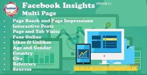 دانلود اسکریپت Facebook Insights Multi Page