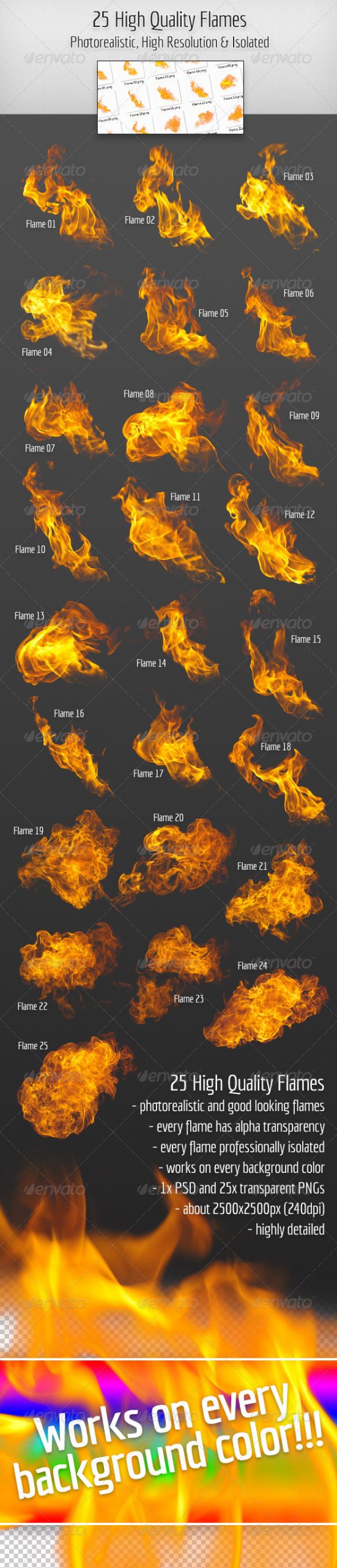 دانلود مجموعه 25 طرح فتوشاپ شعله های آتیش