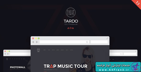دانلود قالب HTML سایت TARDO