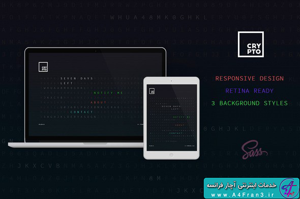 دانلود قالب HTML سایت Crypto