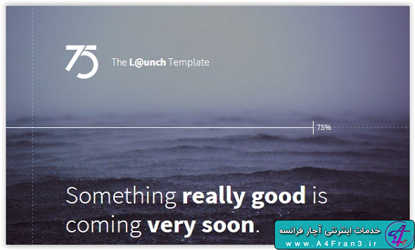 دانلود قالب HTML سایت DevelopGo - The L@unch Coming Soon Template