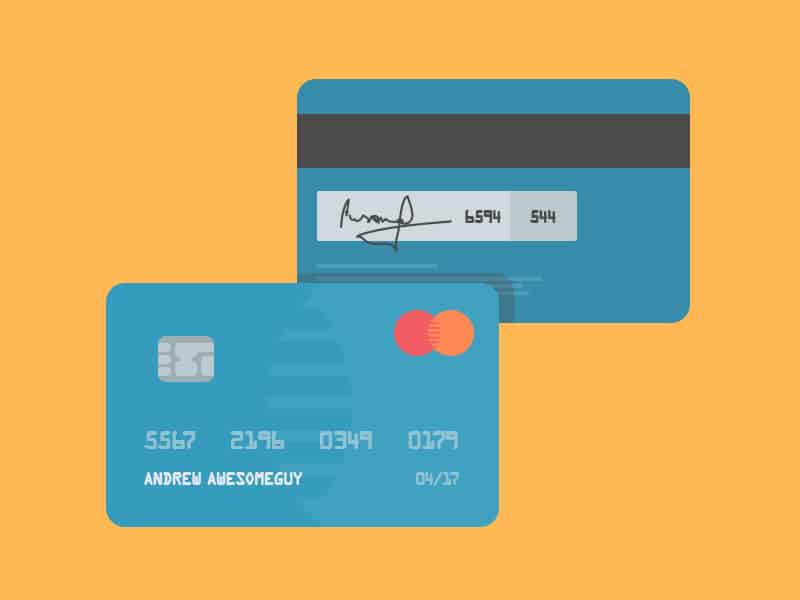 دانلود طرح لایه باز کارت اعتباری