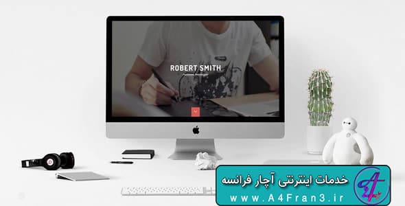 دانلود قالب HTML رزومه Robert Smith