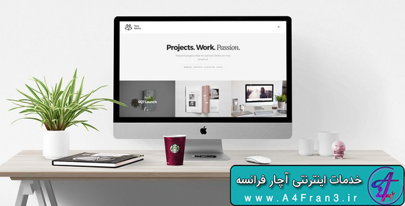 دانلود قالب HTML سایت Three Agency