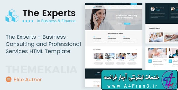 دانلود قالب HTML سایت The Experts