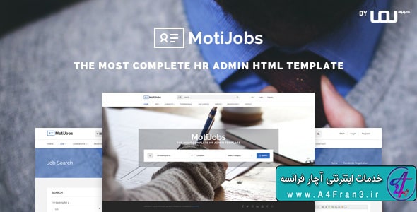 دانلود قالب HTML مدیریت منابع انسانی Motijobs