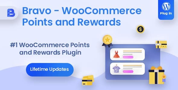 دانلود افزونه وردپرس Bravo – WooCommerce Points and Rewards برای ووکامرس