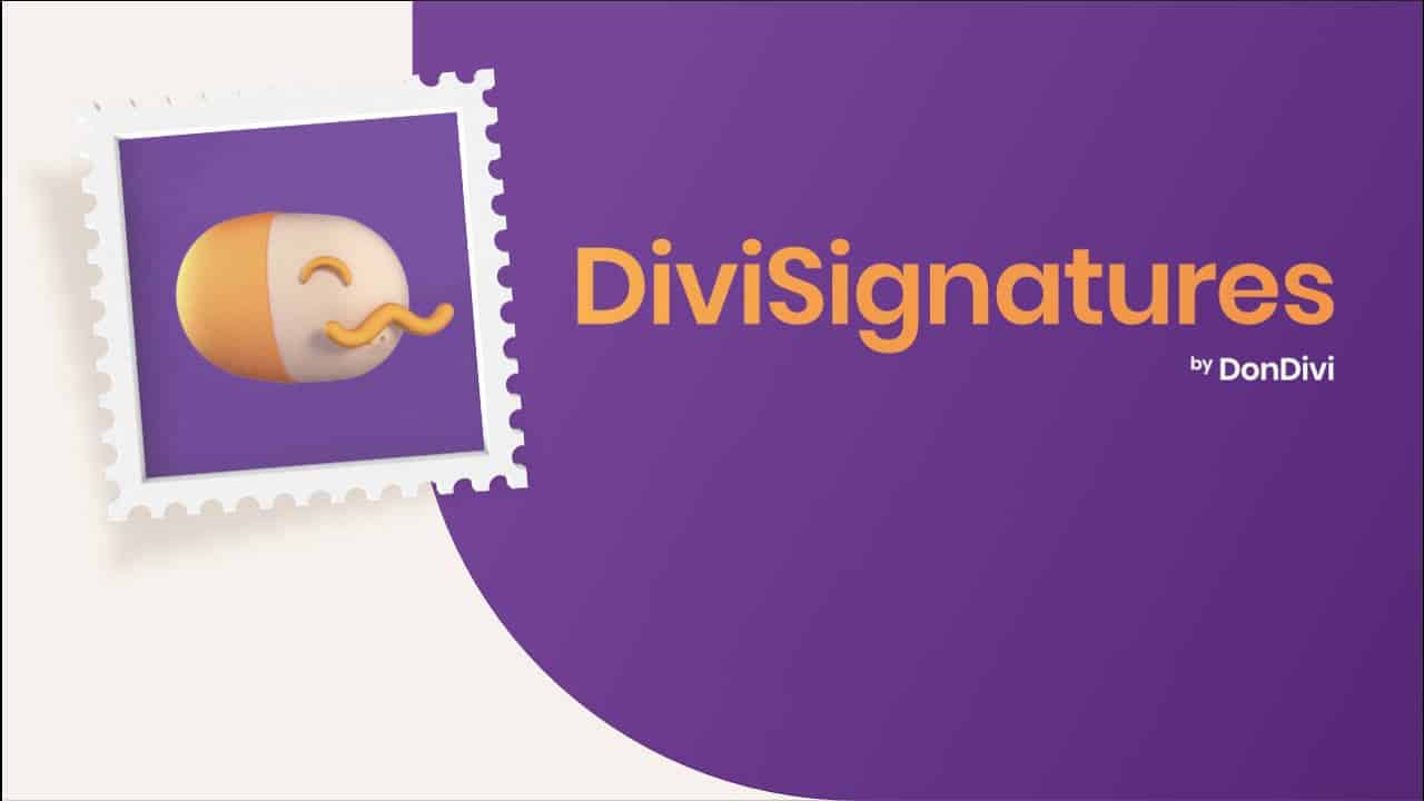 دانلود افزونه وردپرس DiviSignatures برای قالب Divi