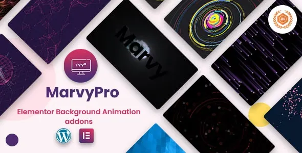 دانلود افزونه وردپرس پس زمینه متحرک المنتور MarvyPro