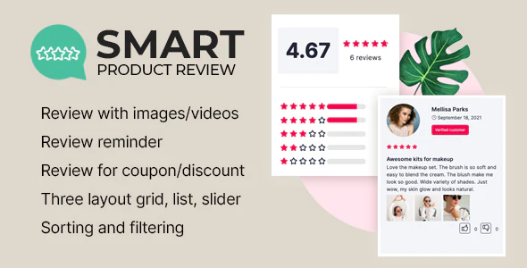 دانلود افزونه وردپرس Smart Product Review For WooCommerce