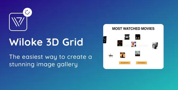 دانلود افزونه وردپرس Wiloke 3D Grid برای المنتور