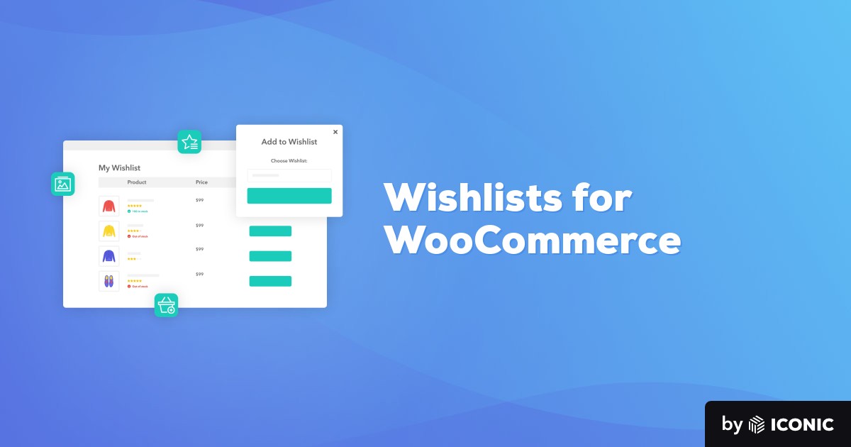 دانلود افزونه وردپرس Iconic Wishlists for WooCommerce