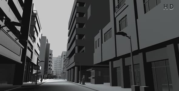 دانلود ویدیو 3D معماری ساختمان و نمای شهری