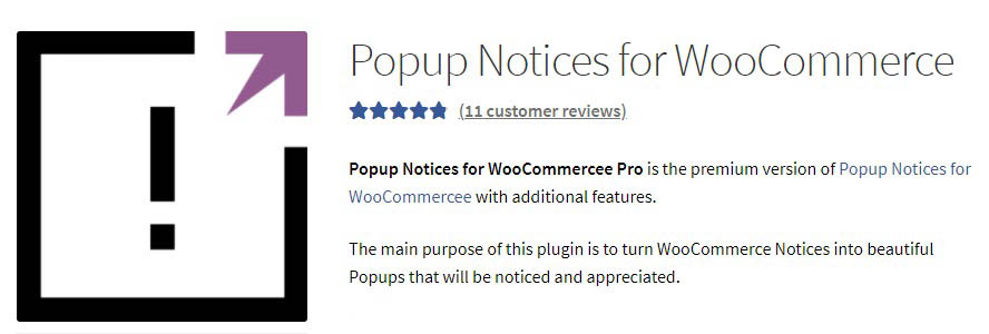 دانلود افزونه وردپرس WpFactory Popup Notices for WooCommerce