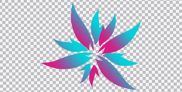 دانلود تصویر PNG قالب لوگو طرح گل