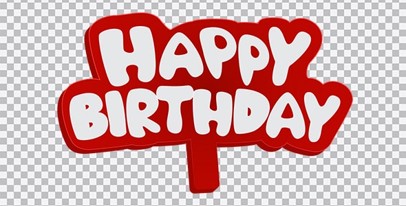 دانلود تصویر PNG ترنسپرنت Happy Birthday