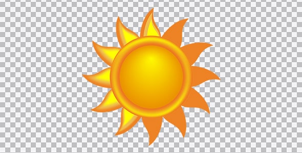 دانلود تصویر PNG آفتاب و خورشید تابان