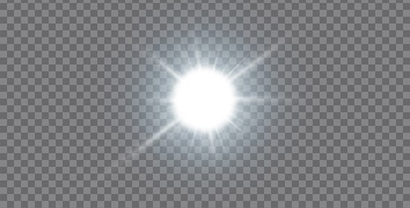 دانلود تصویر PNG اشعه و بازتاب نور خورشید