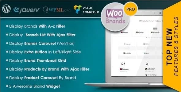 دانلود افزونه وردپرس WooCommerce Brands by Proword